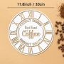 Шаблон стенсил Freshly Ground Coffee скрапбук декупаж декорация торти, снимка 1 - Други - 45871753