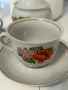Съветски порцеланов сервиз за чай / кафе , снимка 3