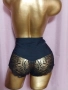 XL/2XL Черна микрофибърна бикина с дантела , снимка 1