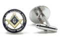 Копчета за Ръкавели Масонски Тамплиер Рицар Freemasons Illuminati Templar Masonic Cufflinks TieClips, снимка 4