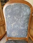 Старинно кресло от дърво с нова тапицерия, снимка 3