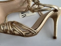 Zara златисти сандали, снимка 4
