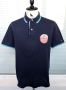 Tommy Hilfiger 1985 Men`s Vintage Short Sleeve Blue Casual Polo T-Shirt Size L -мъжка тениска, снимка 1