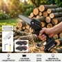 Акумулаторен Трион за Клони 24V 6Ah верижна резачка, снимка 2