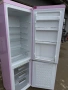 Розов Хладилник с фризер 184см , снимка 8