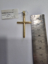 Златен  Кръст 1,43гр -14к, снимка 1 - Колиета, медальони, синджири - 45003458