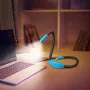 USB акумулаторна нощна лампа за четене / 4 LED крушки / 4 регулируеми яркости / Свободни ръце, снимка 4