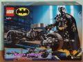 Продавам лего LEGO Super Heroes 76273 - Конструктивна фигура на Батман и моторът Bat-Pod, снимка 2