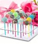 20 бр Акрилна стойка поставка за близалки Кейк попс Cake pop pops пластмасова стенд клечки лолипоп , снимка 2