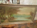 Голяма стара маслена картина!, снимка 1