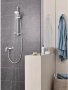 GROHE Душ Комплект Tempesta 100, 27598001 + Wall Bar Set (Релса, Слушалка, Държач)!, снимка 2