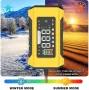 Ново Мощно 15A зарядно за акумулатор 12V/24V AGM, GEL, SLA, LCD дисплей, снимка 6