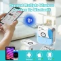 Мини мобилен термопринтер Phomemo T02, Стикери, Бележки, Етикети, хартия 53 mm, Bluetooth, снимка 9