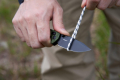 Сгъваем нож Oknife Rubato 3 - Зелен 154CM неръждаема стомана с черно титаниево PVD покритие, снимка 14
