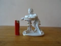 Порцеланова фигура Младият Пушкин ЛФЗ 1960 г, снимка 1