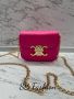 Celine мини чанта реплика неоново розово, снимка 8