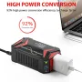 BESTEK 300W инвертор с чиста синусоида 12V до 240V зарядно за кола, снимка 2