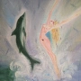 "Русалка"-картина, снимка 1