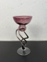 Дизайнерски стъклен свещник / фигура / чаша. №7841, снимка 3