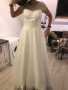 Булчинска рокля С-М размер, снимка 1 - Сватбени рокли - 44993733