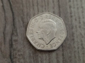 Монета Великобритания 50 pence 50p (Life and legacy of the Queen) - Charles III, снимка 4