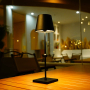 Безжична настолна трапезна нощна лампа сензорна димируема лампа за маса декорация , снимка 6