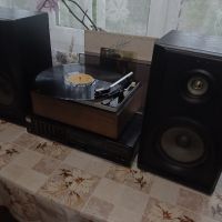 Ретро комплект за слушане на плочи грамофон, усилвател и тонколони , снимка 2 - Грамофони - 45312973