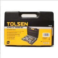 Комплект инструменти(гедория)Tolsen Industrial 15139, 22 части на 1/2", CrV, снимка 4 - Гедорета - 39107426
