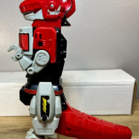 1993 Mighty Morphin Power Rangers Tyrannosaurus 1991 Megazord Bandai екшън фигурка фигура играчка, снимка 5 - Колекции - 44951937