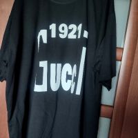 GUCCI маркови черни тениски висок клас, снимка 4 - Тениски - 45683000