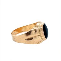 Златен мъжки пръстен 4,22гр. размер:65 14кр. проба:585 модел:23531-3, снимка 3 - Пръстени - 45403284