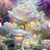 Диамантен гоблен Райска градина, снимка 1 - Гоблени - 45693816