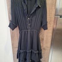 Черна рокля Алеса , снимка 1 - Рокли - 45780934