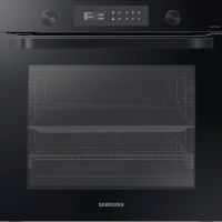 Мултифункционална фурна за вграждане Samsung NV75A6549RK/EO Dual Cook, 75л - черно стъкло, снимка 1 - Печки, фурни - 45507833