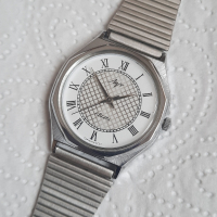 часовник Луч/руски/ретро/съветски/мъжки/с батерия/кварцов механизъм , снимка 3 - Мъжки - 44958072