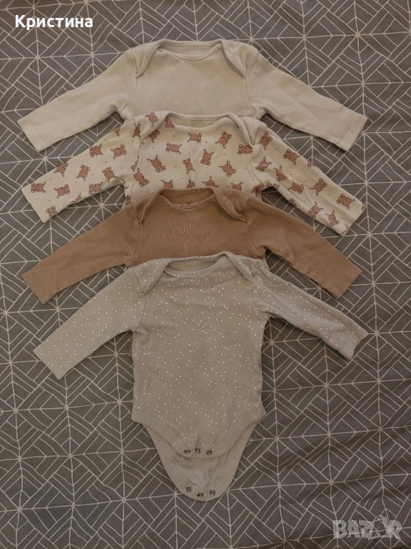 Бебешки дрехи 0-4м, снимка 1
