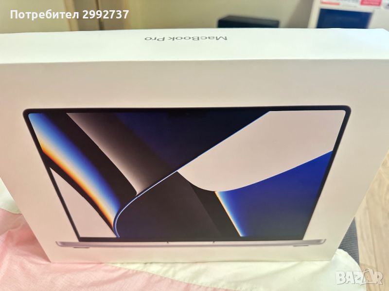 Продавам отличен Лаптоп Apple MacBook Pro 14 (2021), Apple M1 Pro, RAM 16GB,1TB SSD, 10 ядра CPU, снимка 1