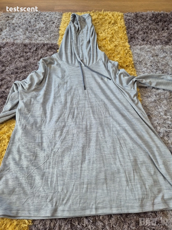 Дамски суичър Under Armour – Women’s XL – с качулка сив heather grey, снимка 1