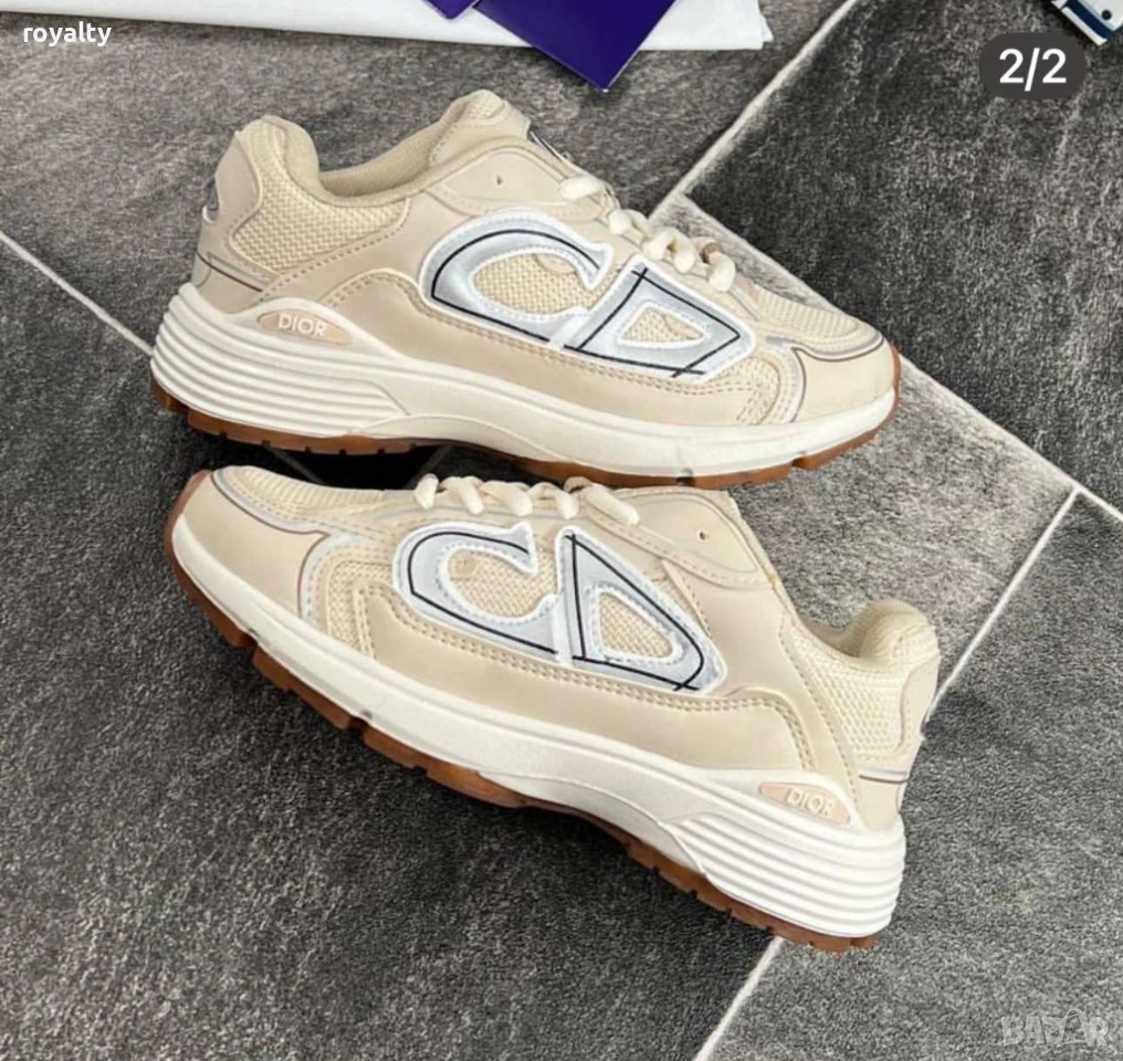 Christian Dior Дамски Бежови Нови Маратонки 36-40 Номер , снимка 1