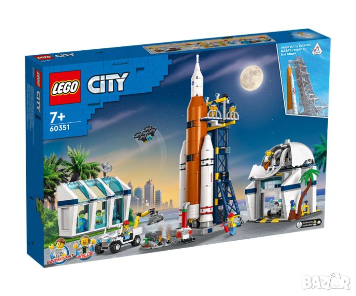 LEGO® City Space Port 60351 - Център за изстрелване на ракети, снимка 1
