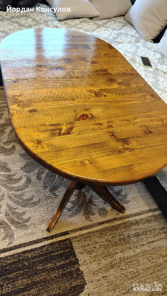 Дървена маса, снимка 1