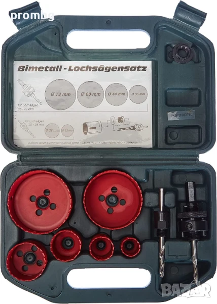 Комплект HSS боркорони Mannesmann, 8ч, Германия, снимка 1