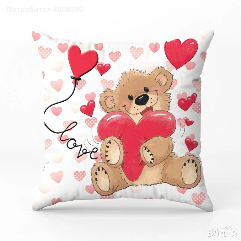 ❤️ Декоративна възглавница – идеален подарък за Свети Валентин, снимка 1