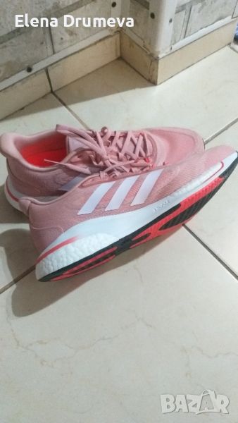 Розови обувки на Adidas за момичета , снимка 1