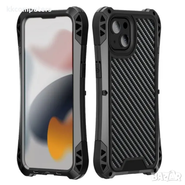 iPhone 13 mini 5.4 inch R-JUST AMIRA Удароустойчив Калъф и Протектор, снимка 1