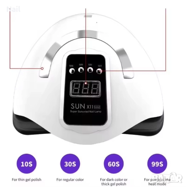Led lam X11 лампа за маникюр , снимка 1