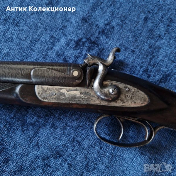 Дамаска Пушка Колекционерска, много рядка 1860-1890 гг., снимка 1