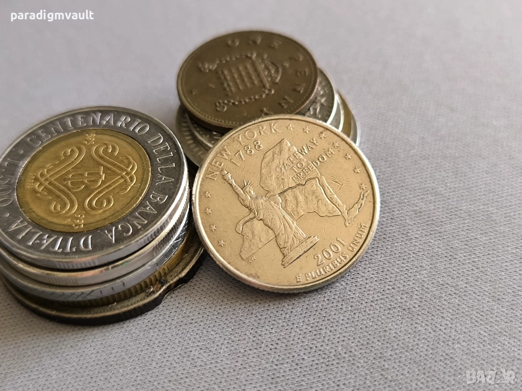 Монета - САЩ - 1/4 (четвърт) долар (Ню Йорк) | 2001г., снимка 1