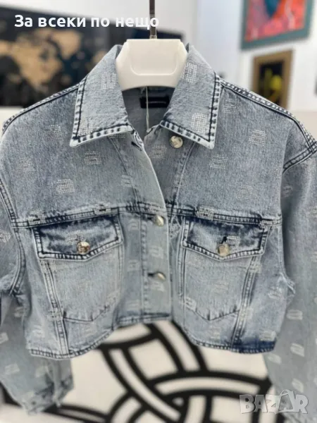 Alexander Wang Дамско Късо Дънково Яке Александър Уанг Код A585, снимка 1