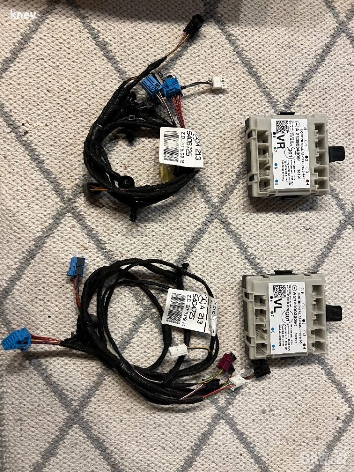 Модул предни врати управление Мерцедес w213, снимка 1